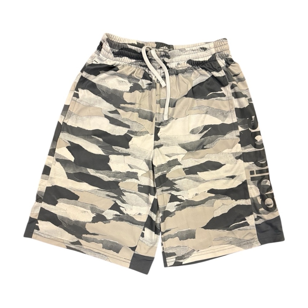 Adidas Youth Gray Camouflage Athletic Shorts